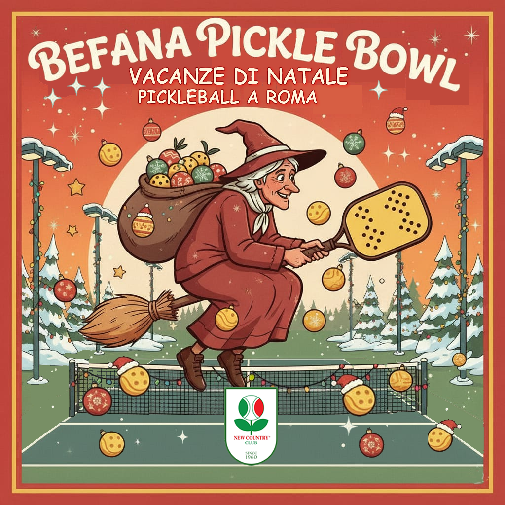 Befana PickleBowl – Vacanze di Natale – Pickleball a Roma
